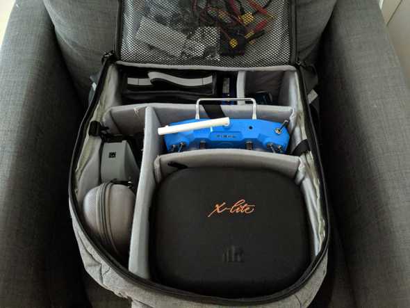 Realacc FPV Racing Backpack inside